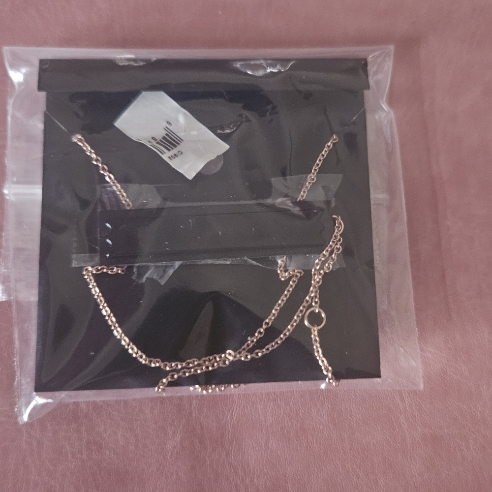 New Coach Signature Rondell Necklace Rose Gold C1902 - Picture 4 of 4